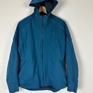 Adidas ZNE Duo Hoodie Petrol Night - Size Large